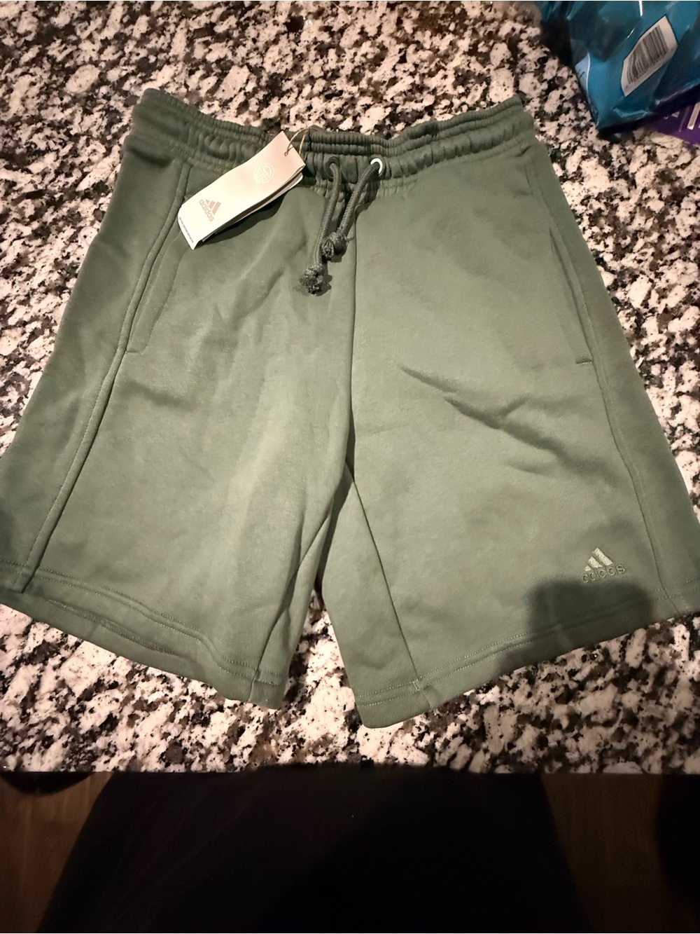 Adidas Green Women’s Sportswear All SZN Fleece Shorts